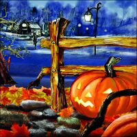 Halloween Servietten Format: 33 x 33 cm 3-lagig 20...