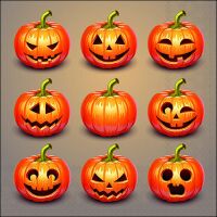 Servietten Lunch Halloween 33 x 33 cm 3-lagig 20...