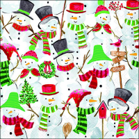 Weihnachten Servietten Format: 33 x 33 cm 3-lagig 20...