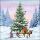 Weihnachten Servietten Lunch Napkin Lunch Format: 33 x 33 cm 3-lagig 20 Servietten Winter Animals