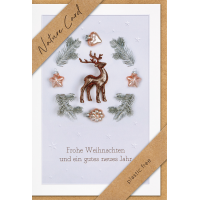 A Weihnachten - Nature Cards Handmade -...