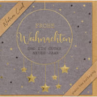 Weihnachten Nature Cards Handmade quadratische...