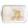 Weihnachten Tray Melamine Tablett Format: 13 x 21 cm Classic Angels Gold
