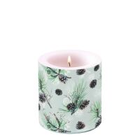 Weihnachten Kerze klein Ø 7,5 cm x 9 cm 1 Kerze...