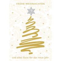 Weihnachten Glückwunschkarte mit Umschlag Graphisch...