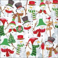 Weihnachten Cocktail Servietten 25 x 25 cm 3-lagig 15...