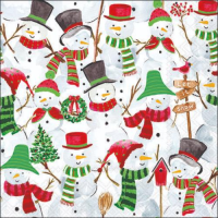Weihnachten Cocktail Servietten 25 x 25 cm 3-lagig 15...