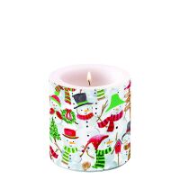 Weihnachten Kerze klein Format: Ø 7,5 cm x 9 cm 1...