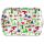 Weihnachten Tray Melamine Tablett 13 x 21 cm Snowman Party Schneemänner