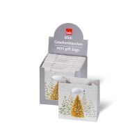 Minitaschen Weihnachten White Silence 10x10x5cm - im Set...