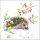 Weihnachten Servietten Format: 33 x 33 cm 3-lagig 20 Servietten Hedgehog In Winter Igel im Winter