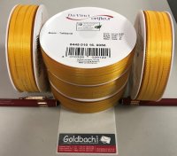 Basic-Taftband - Stoffband - Schleifenband  - Großspule - 10 mm x 5m - gelb – melone