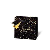 Tasche klein - CD-Format 14,5x15x6 cm - schwarz mit...