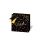 Tasche klein - CD-Format 14,5x15x6 cm - schwarz mit goldenen Punkten - Wundertüte