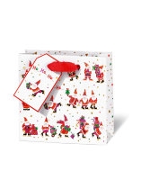 Tasche Santas Turn CD - Weihnachtstüte im CD-Format...