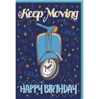 Geburtstag Glückwunschkarte mit Umschlag "Keep...