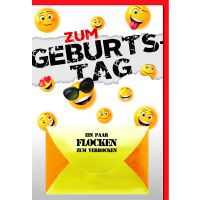 Geburtstag Geldkarte Glückwunschkarte mit Umschlag...