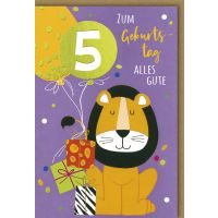 5. Geburtstag Glückwunschkarte mit Umschlag...