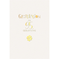 95. Geburtstag Glückwunschkarte Schriftkarte mit...