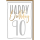 90. Geburtstag Glückwunschkarte mit Umschlag Happy Birthday