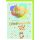 Geburt Baby Freudiges Ereignis Karte mit Umschlag Giraffe, Vogel, Ballon