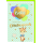 Geburt Baby Freudiges Ereignis Karte mit Umschlag Giraffe, Vogel, Ballon