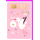 Geburt Baby Freudiges Ereignis Karte mit Umschlag Storch mit Beutel, rosa