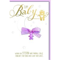 Geburt Baby Freudiges Ereignis Karte mit Umschlag Teddy...