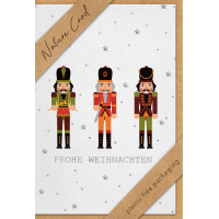 Weihnachten Nature Cards Handmade Glückwunschkarte...