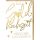 A Goldhochzeit Glückwunschkarte mit Umschlag Zur Goldhochzeit Nur Schrift