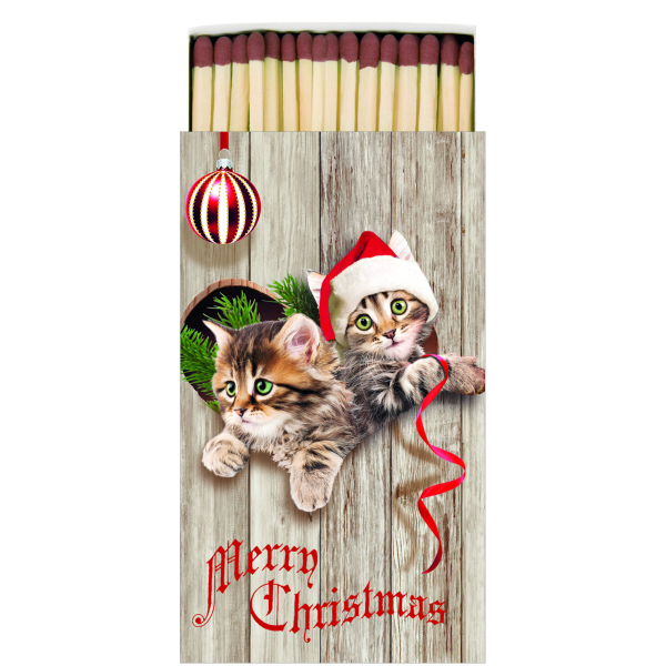 XL-Streichhölzer Im Weihnachtsdesign – 5 Schachteln à 45 Stück – 10 Cm Lang – Perfekt Zum Anzünden & Dekorieren