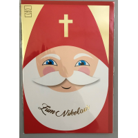 Nikolaus Grußkarte mit Briefumschlag Zum Nikolaus