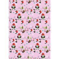 Sortiment Geschenkpapier Weihnachten UVP: € 75,00 - Kinderdekore - 30 Röllchen 70cm x 200cm á UVP 2,50