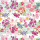 Geschenkpapier - Kraftpapier - Röllchen - 70x150 cm - Blooming - bunte Blumen