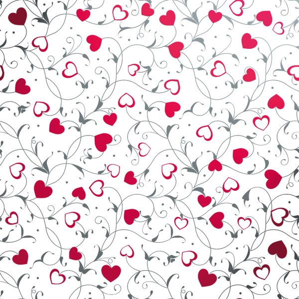 Geschenkpapier mit Metallicdruck Röllchen Herzen & Ranken Valentinstag Hochzeit