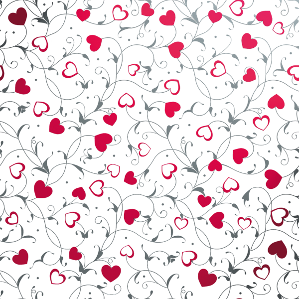 Geschenkpapier mit Metallicdruck Röllchen Herzen & Ranken Valentinstag Hochzeit