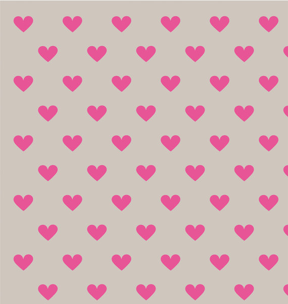 Geschenkpapier - Röllchen - Pink hearts - pinke Herzen - Liebe Valentinstag Hochzeit Muttertag