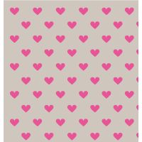 Geschenkpapier Röllchen Pink hearts pinke Herzen...