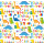 Geschenkpapier Röllchen 70x150 cm Happy Birthday Dinosaurier Kinderpapier