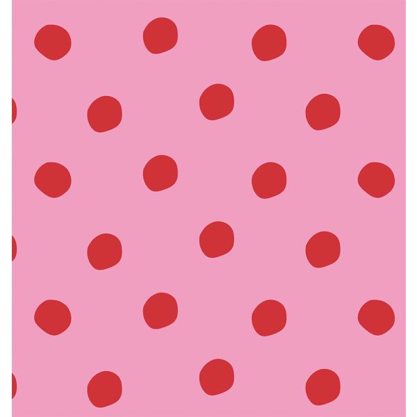 Geschenkpapier - Röllchen - 70x150 cm - Punkte pink