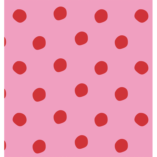 Geschenkpapier - Röllchen - 70x150 cm - Punkte pink