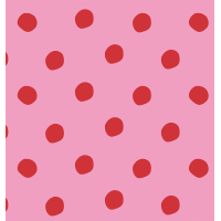Geschenkpapier - Röllchen - 70x150 cm - Punkte pink
