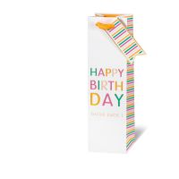 Tasche - Flaschen Format - 36x10,5x10 cm - NEON Happy...