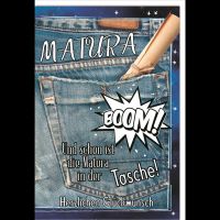 Matura Glückwunschkarte mit Umschlag Jeans, Hosentasche