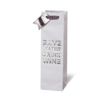 Tasche - Flaschen Format - 36x10,5x10 cm - Save Water...