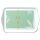 Weihnachten Tray Melamine 13X21cm X-Mas Green