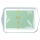 Weihnachten Tray Melamine 13X21cm X-Mas Green