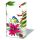 Weihnachten Taschentücher 21,5 x 22 cm 4-lagig 10 Stück pro Packung Bird On Poinsettia Vogel Weihnachtsstern