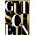 Gutschein Karte mit Umschlag gold, schwarzer Hintergrund
