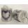 A 19209915 Kerze Höhe: 8 cm Durchmesser: 7,5 cm Dekokerze Candle Small Purple Heart Lila Herz